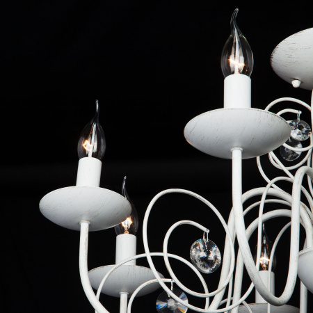 картинка Подвесная люстра Tomas 60018/8 белый с золотом от магазина BTSvet