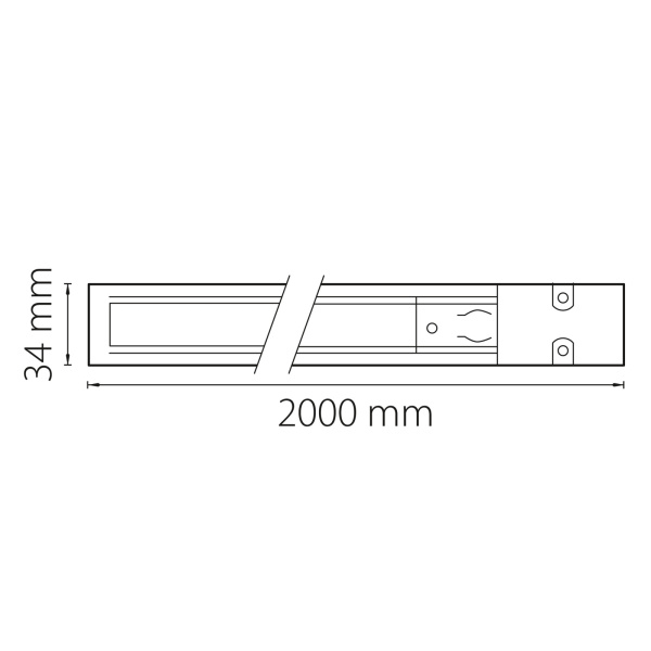 картинка Шинопровод четырехконтактный трехфазный Barra 504029 от магазина BTSvet