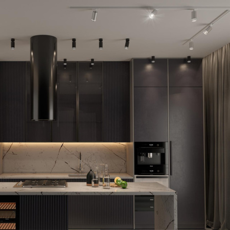 картинка Светильник трековый для однофазного двухжильного (универсального) шинопровода Ular 370879 от магазина BTSvet