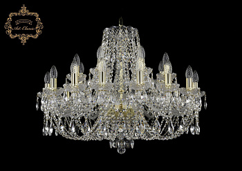 Хрустальная подвесная люстра 11.21.16+8.300.Gd.Sp