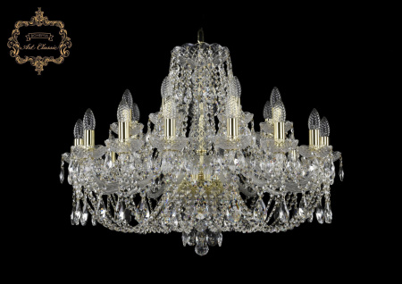 Хрустальная подвесная люстра 11.21.16+8.300.Gd.Sp