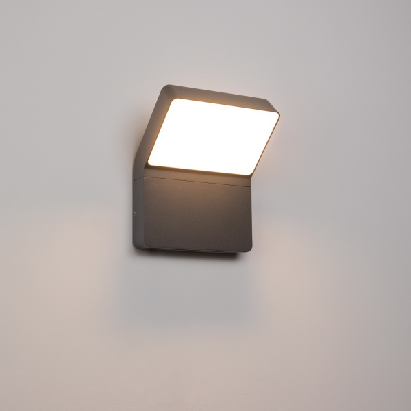 картинка Фасадный светильник светодиодный LGD-ECRAN-WALL-9W Warm3000 (GR, 108 deg, 230V) (Arlight, IP65 Металл, 3 года) 029989 от магазина BTSvet