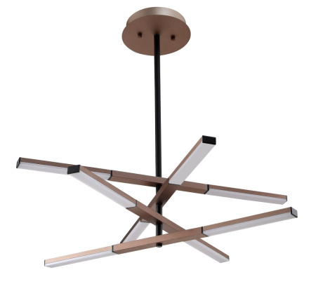 Потолочная люстра светодиодная с пультом HI-WAY SP8 COFFEE