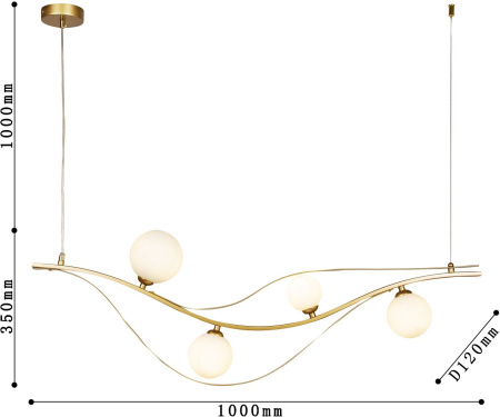 картинка Подвесной светильник Carina 4059-4P от магазина BTSvet