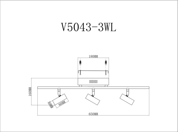 картинка Спот светодиодный Right V5043-3WL от магазина BTSvet