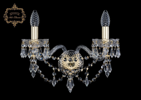 Хрустальное бра 10.23.2.165.Gd.Dr