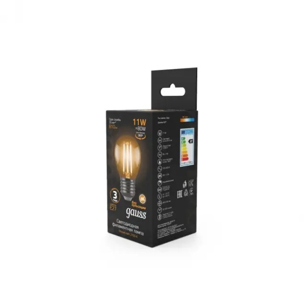 картинка Лампочка светодиодная филаментная Filament Globe 105802111 от магазина BTSvet
