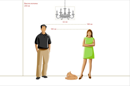 картинка Хрустальная подвесная люстра Avrora 371011106 от магазина BTSvet