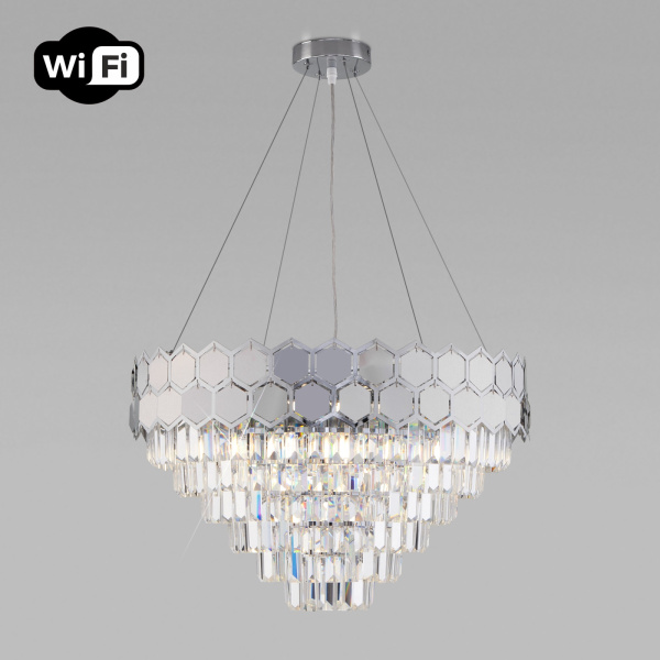 Подвесная люстра хрустальная с управлением смартфоном Ariana 10124/8