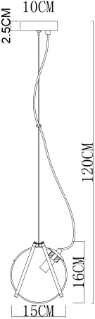 картинка Подвесной светильник Hazel 5015/17 SP-1 от магазина BTSvet