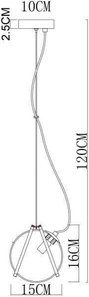 картинка Подвесной светильник Hazel 5015/17 SP-1 от магазина BTSvet