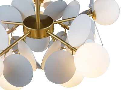 картинка Подвесная люстра светодиодная для детской Matisse 10008/10 white от магазина BTSvet