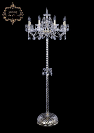Хрустальный торшер 13.21.8.200.P.h-160.Gd.Sp