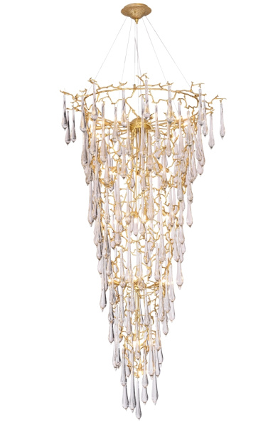 Подвесная люстра REINA SP34 D1200 GOLD PEARL