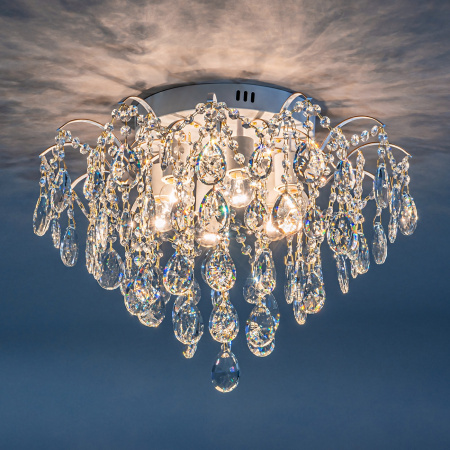 картинка Люстра потолочная Selena 1126/6 E27*60W White/Gold от магазина BTSvet