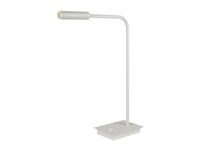 картинка Интерьерная настольная лампа светодиодная с выключателем Telescope 7010/1T WH от магазина BTSvet
