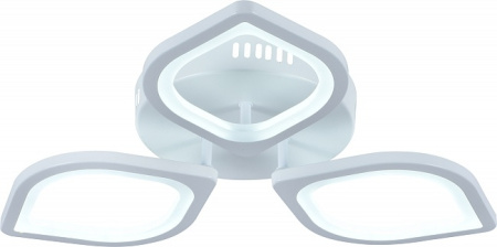 картинка Потолочная люстра светодиодная с пультом регулировкой цветовой температуры и яркости ночным режимом 10216/3LED от магазина BTSvet