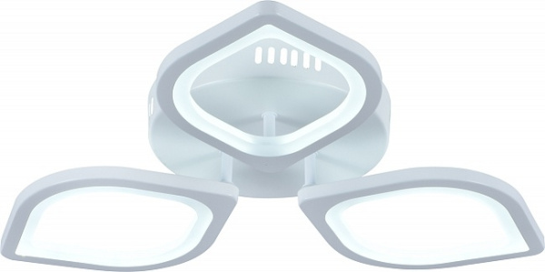 картинка Потолочная люстра светодиодная с пультом регулировкой цветовой температуры и яркости ночным режимом 10216/3LED от магазина BTSvet