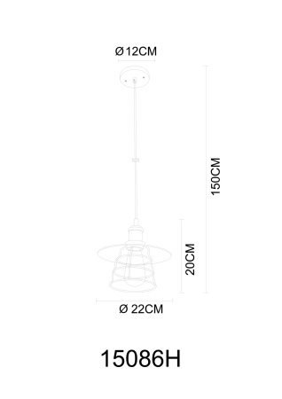 картинка Подвесной светильник 15086H от магазина BTSvet