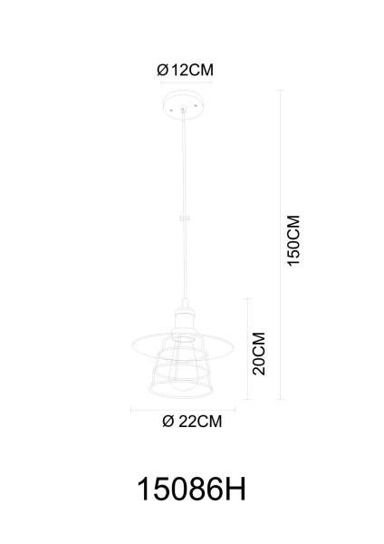 картинка Подвесной светильник 15086H от магазина BTSvet