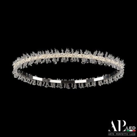 Подвесная/потолочная хрустальная люстра светодиодная Rimini S516.0.47.B.3000