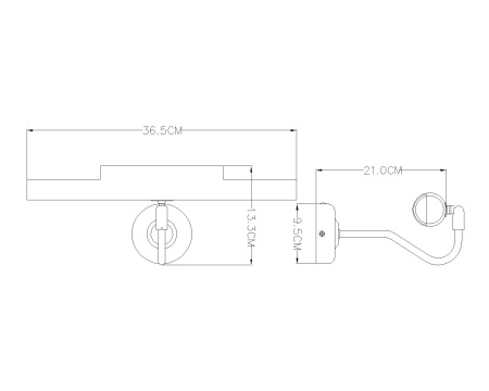 картинка Подсветка для картин с выключателем Picture 4405 от магазина BTSvet