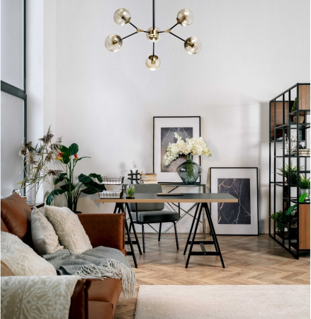 картинка Потолочная люстра светодиодная Гамбург 605016206 от магазина BTSvet