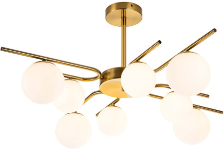 Потолочная люстра на штанге Sphere 642/8P E27*60W Brass