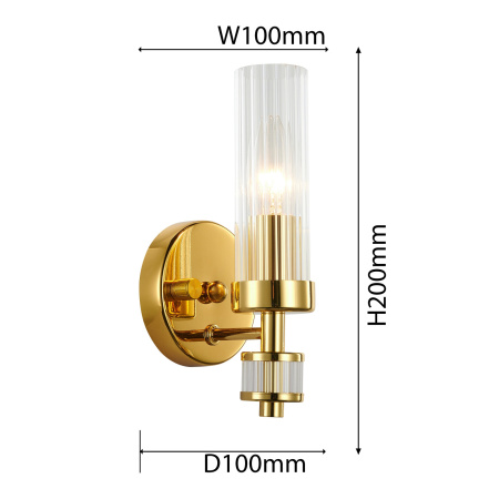 картинка Бра с выключателем Aesthetic 2673-1W от магазина BTSvet