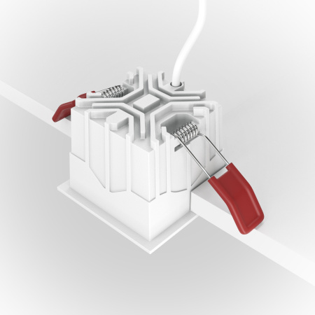 картинка Встраиваемый светильник Alfa LED DL043-01-10W3K-D-SQ-W от магазина BTSvet