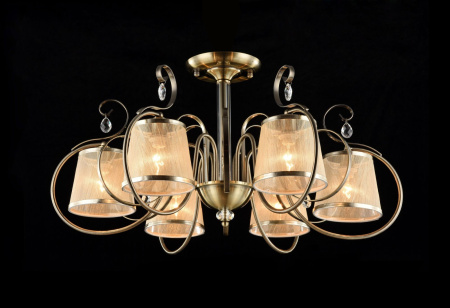 картинка Потолочная люстра Simone  FR2020-PL-06-BZ от магазина BTSvet