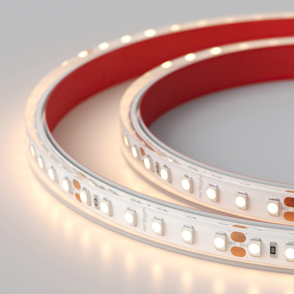 картинка Светодиодная лента RTW 2-5000PS-50m 24V Warm2700 2x (3528, 120 LED/m, LUX) (9.6 Вт/м, IP67) 024579 от магазина BTSvet