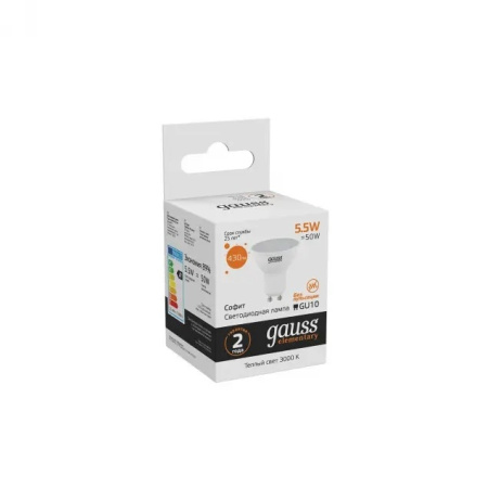 картинка Лампочка LED Elementary MR16 GU10 5.5W 2700К 13616 от магазина BTSvet