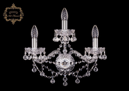 Хрустальное бра 10.26.2+1.165.Cr.B