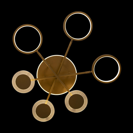 картинка Потолочная люстра на штанге Megan 10164S Gold от магазина BTSvet