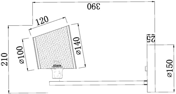 картинка Интерьерная настольная лампа с выключателем Gino FR5108TL-01CH от магазина BTSvet