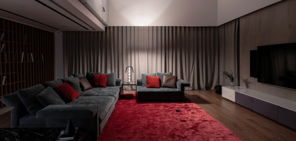 картинка Интерьерная настольная лампа светодиодная с выключателем Amulet MOD555TL-L9CH5K от магазина BTSvet