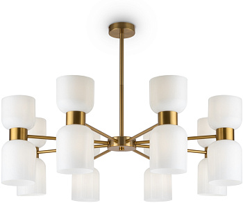 Потолочная люстра на штанге Savia FR5203PL-16BS