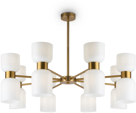 Потолочная люстра на штанге Savia FR5203PL-16BS