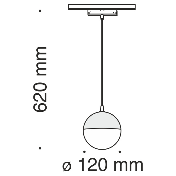 картинка Трековый светильник светодиодный Track lamps TR018-2-10W4K-B от магазина BTSvet