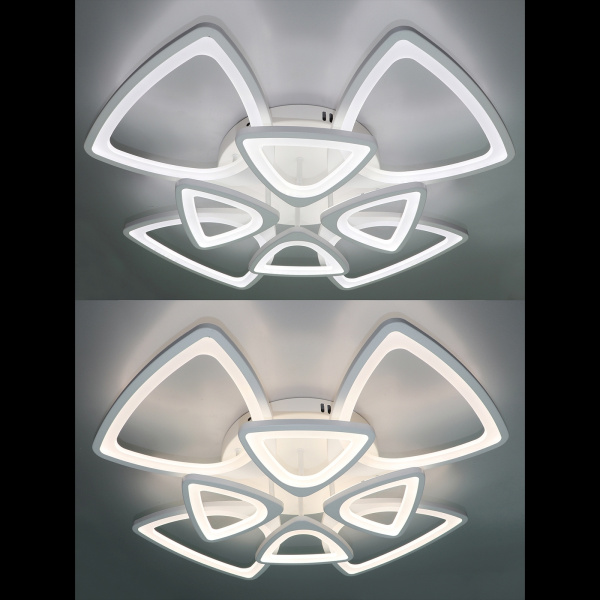 картинка Потолочная люстра светодиодная с пультом и управлением со смартфона регулировкой яркости и цветовой температуры ночной режим таймер INNOVATION STYLE 83038 от магазина BTSvet