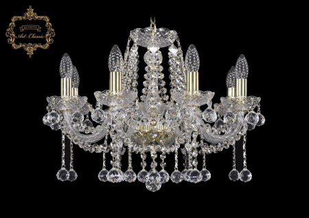 Хрустальная подвесная люстра 11.12.8.195.Gd.B