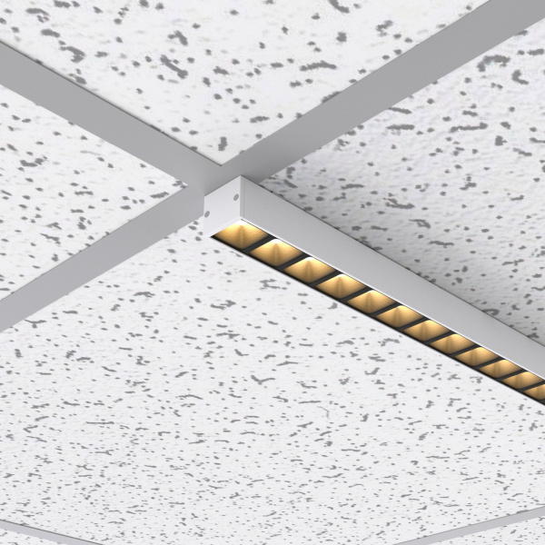 картинка Потолочный светильник LED прямоугольный SNAP-STARLINE-LASER-S600-13W Warm3000 (WH-WH, 80 deg, 48V) (Arlight, IP40 Металл, 3 года) 031571 от магазина BTSvet