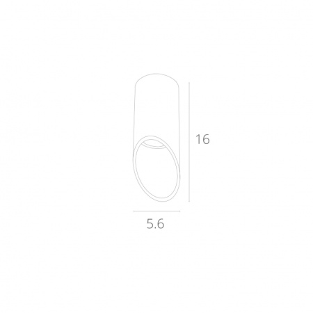 картинка Накладной светильник Pilon A1615PL-1BK от магазина BTSvet