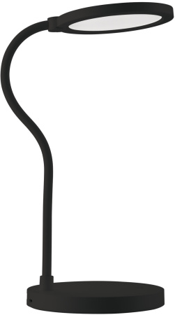 Офисная настольная лампа светодиодная с выключателем TLD-553 Black/LED/400Lm/4500K/Dimmer/USB