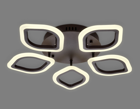 картинка Потолочная люстра светодиодная с пультом регулировкой яркости и цветовой температуры ночным режимом Acrylica Original FA443 от магазина BTSvet