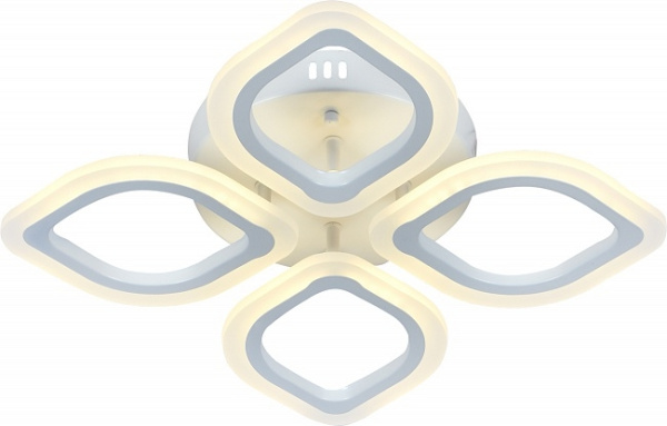 Потолочная люстра светодиодная с пультом регулировкой цветовой температуры и яркости ночным режимом 10216/4LED