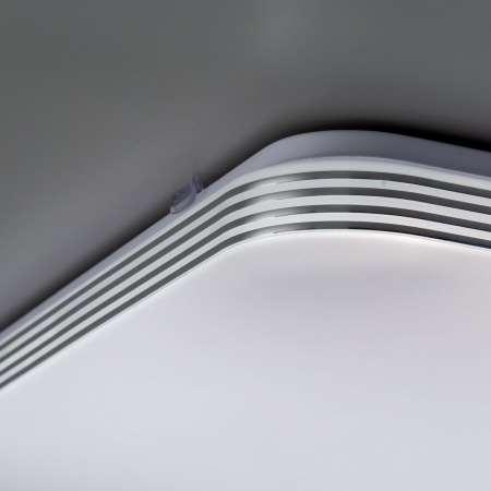 картинка Потолочный светильник светодиодный с пультом и диммером регулировкой цветовой температуры Симпла CL714K900G RGB от магазина BTSvet