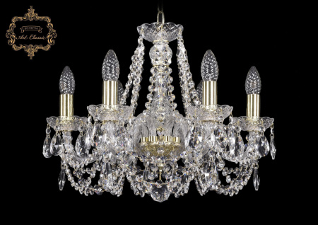 Хрустальная подвесная люстра 11.11.6.165.Gd.Sp