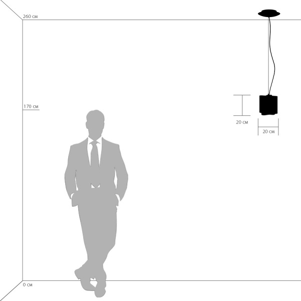 картинка Подвесной светильник SIMPLE LIGHT 802110 от магазина BTSvet